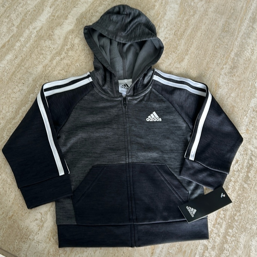 NWT Adidas vest hoodie size 2T